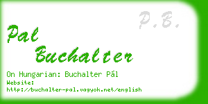 pal buchalter business card